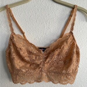 Cosabella Lace Bralette in Tan